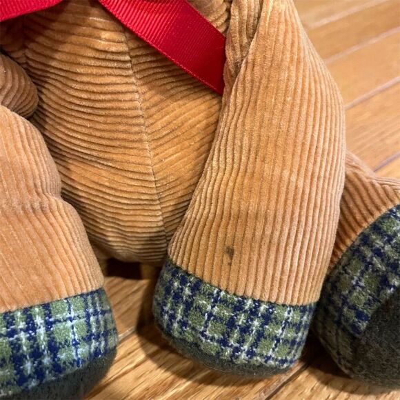 Pottery Barn Kids Corduroy Reindeer Plush Stuffed Animal Holiday Deer - Picture 2 of 6